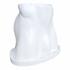 MALMAISON - Macetero cerámica con plato torso hombre