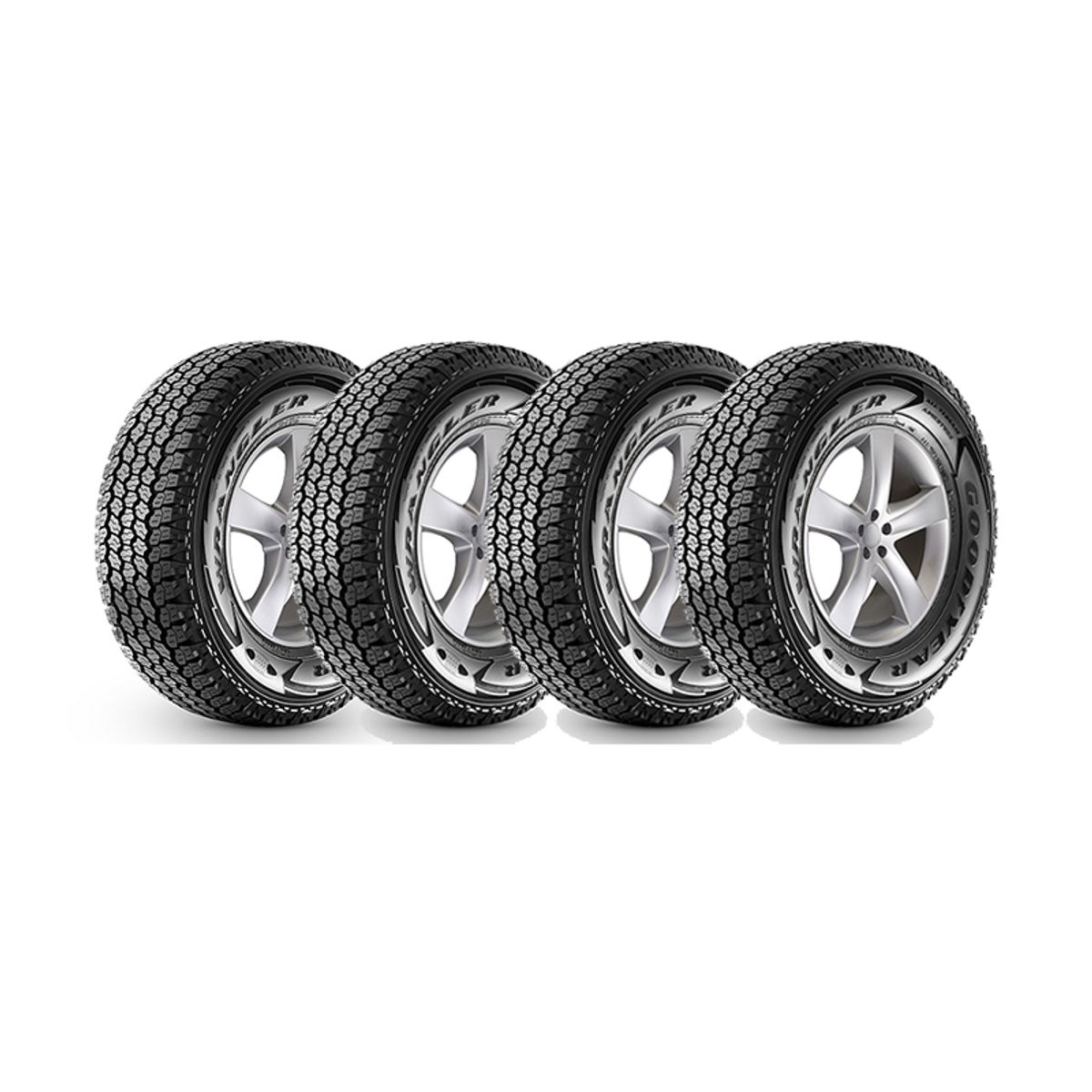 GOODYEAR - SET 4 GOODYEAR 245/70R17 WRANGLER AT ADVENTURE 119R