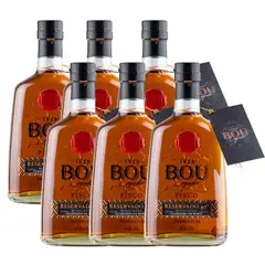 BOU - Caja x 6 Pisco Legado Roble 40º