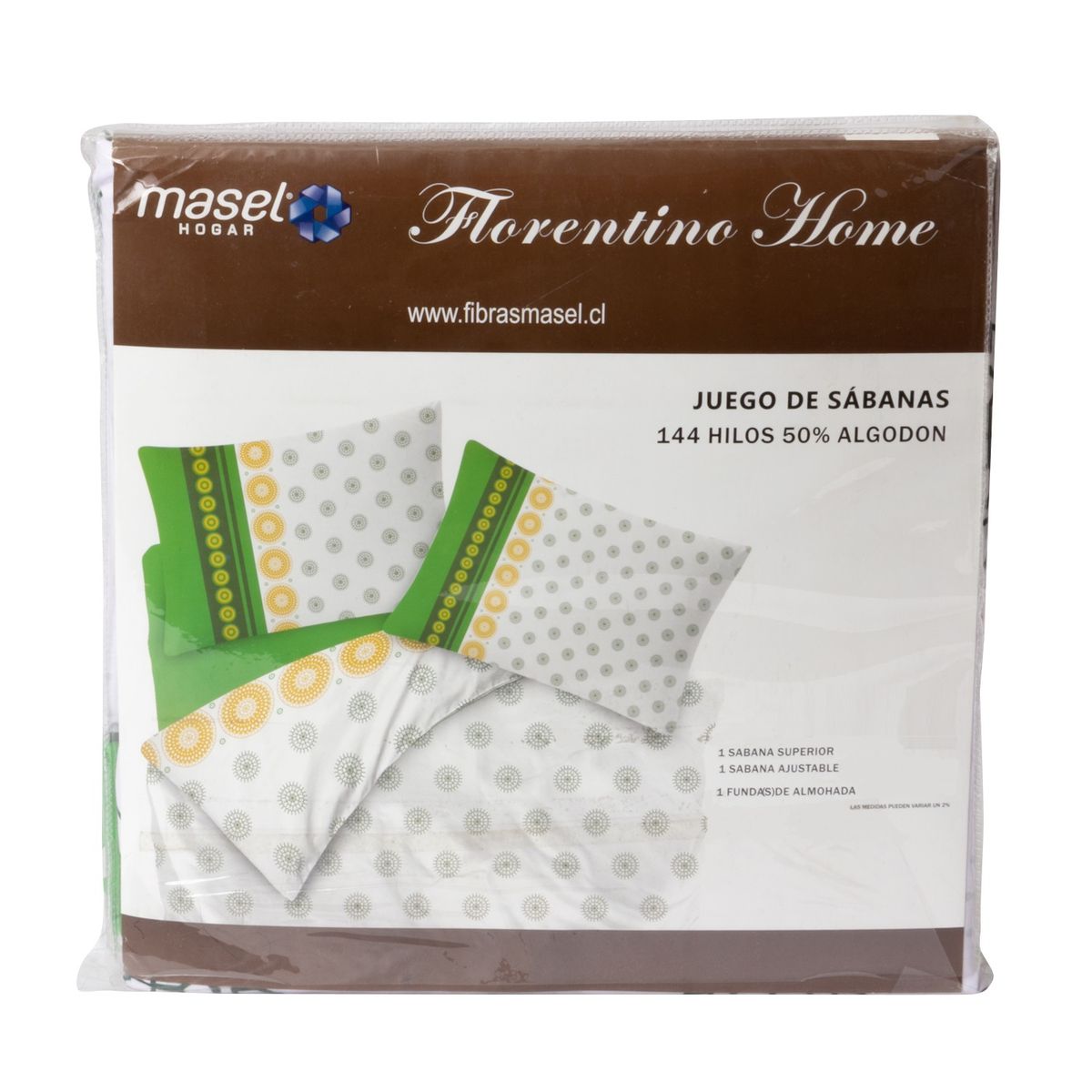 MASEL -  Juego de Sabanas 2.5 Runas Verde