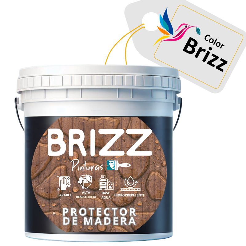 BAUM - Galon Protector de Madera Alerce  Baum Colorbrizz