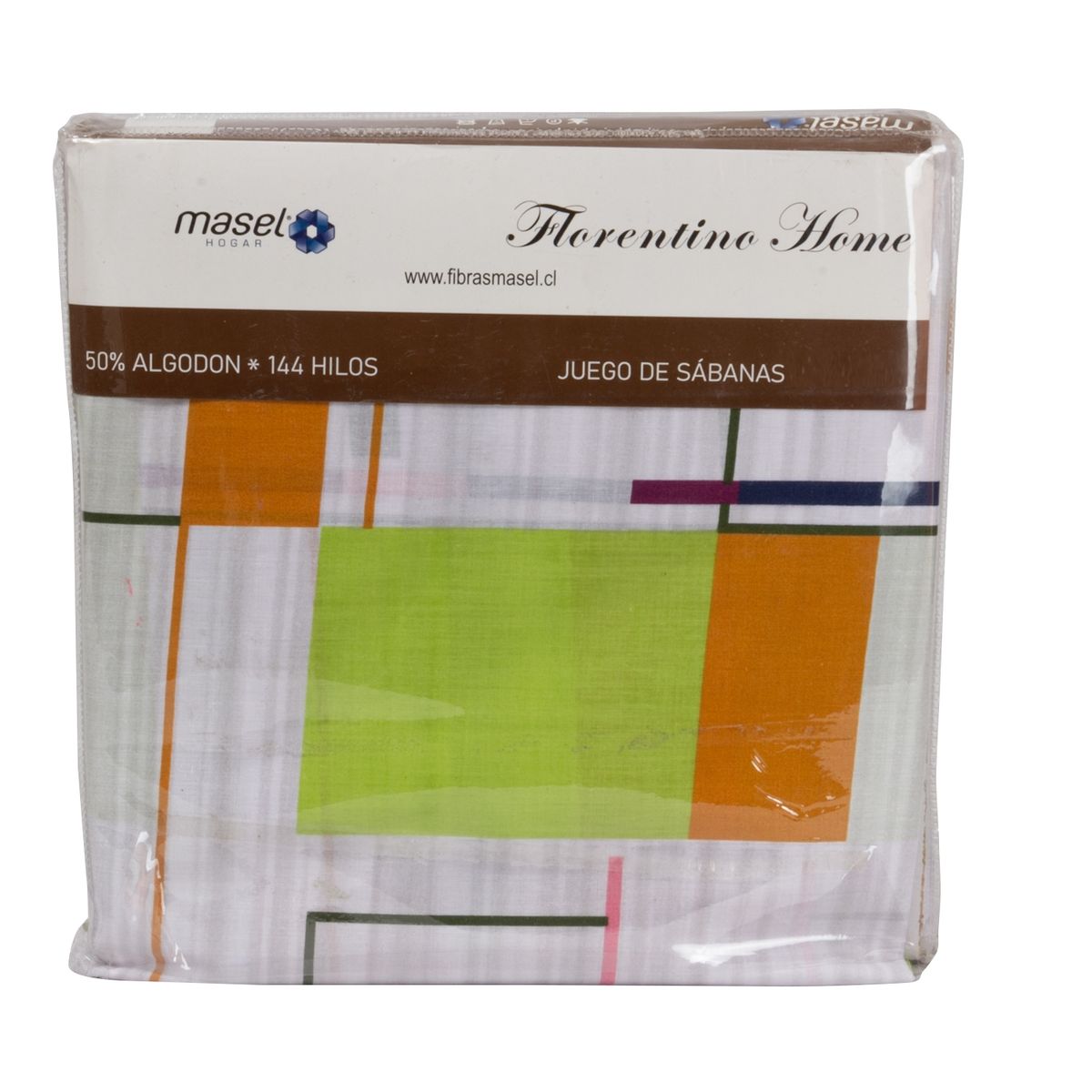 MASEL -  Juego de Sabanas Trix 2.5 plazas Oliva