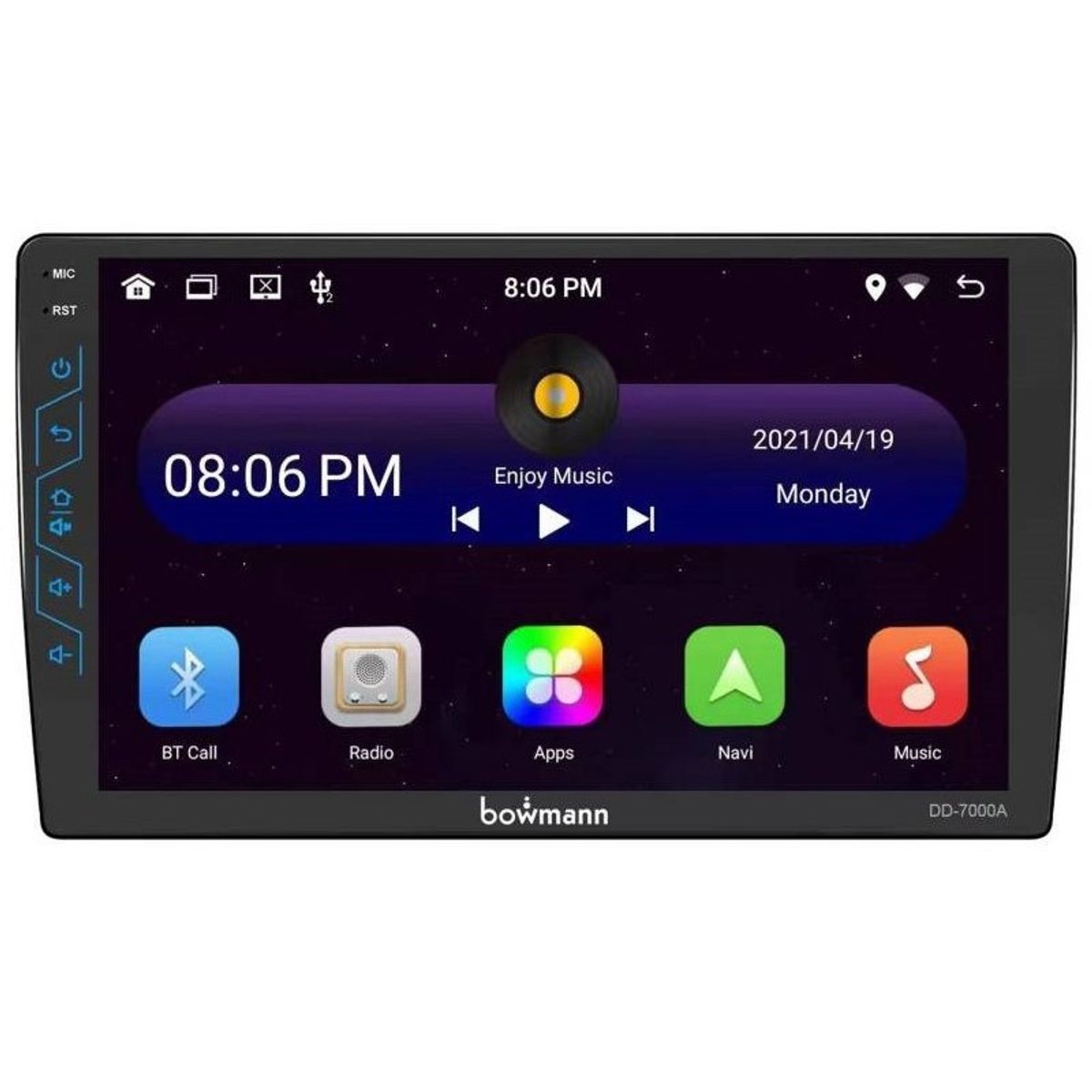 BOWMANN - Radio 9 pulgadas 32gb Android Y Carplay Wifi Dd-7000a Bowmann