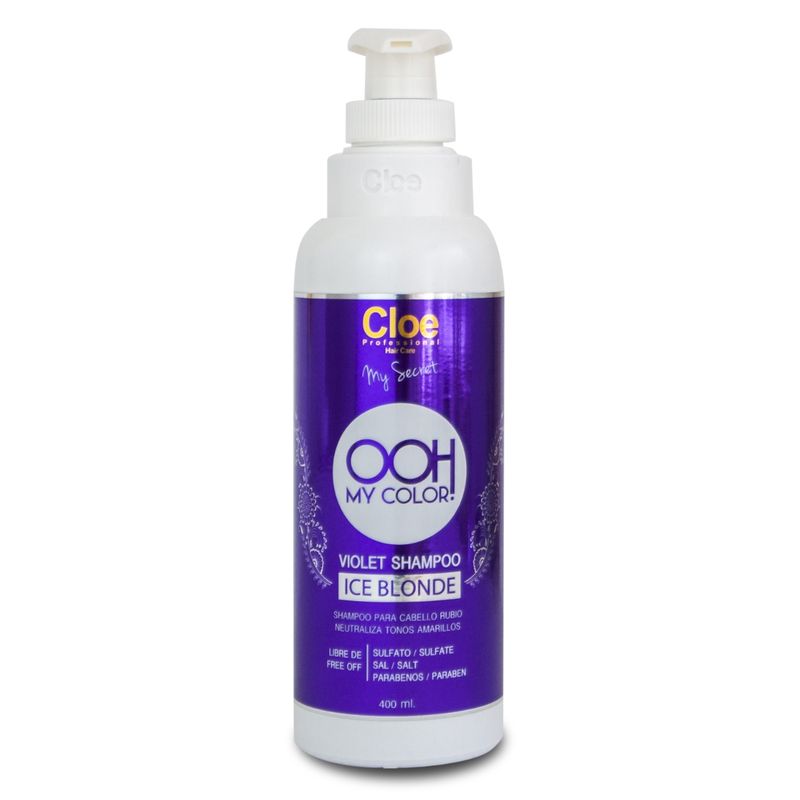 CLOE - Shampoo Ohh My Color Violet Ice Blonde Cloe Professional CLOE