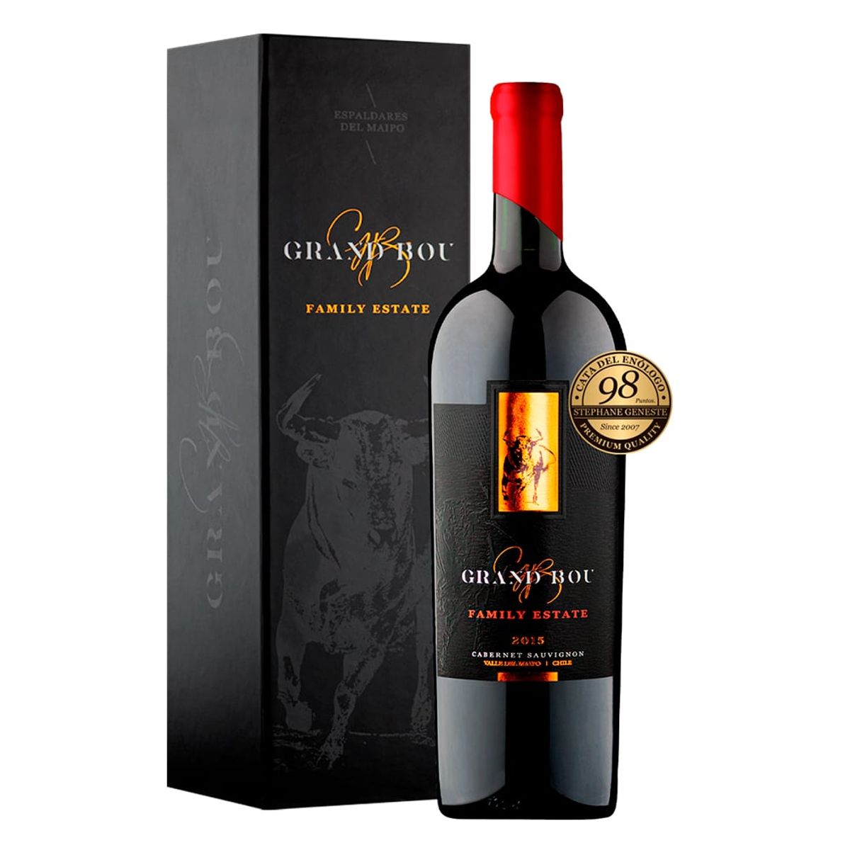 ESPALDARES DEL MAIPO - VINO ICONO GRAND BOU FAMILY ESTATE - CABERNET S