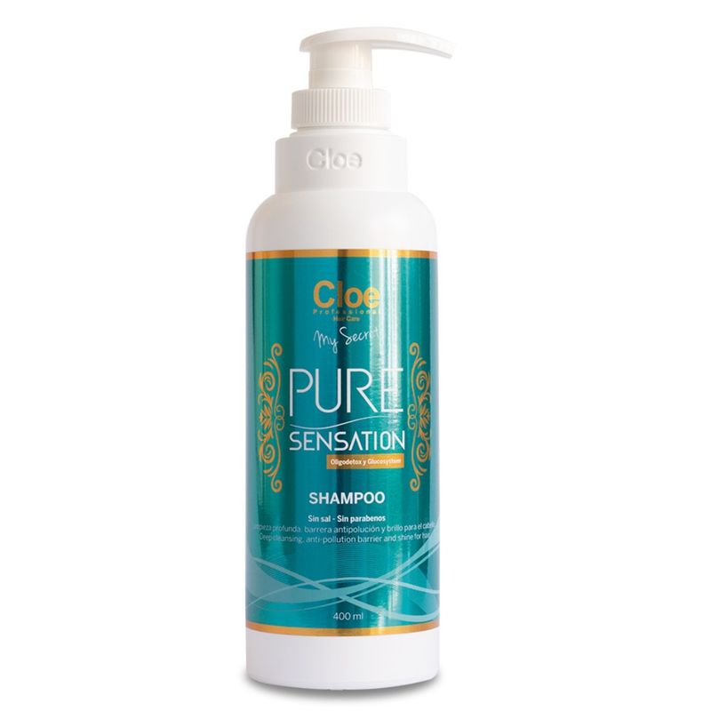 CLOE - Shampoo Pure Sensation Cloe Sin Sal Raíz Grasa Puntas Secas