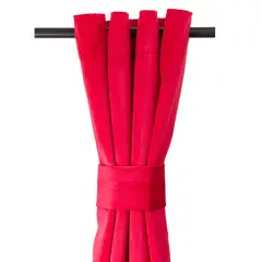 MASEL - Cortina Felpa New Velvet Rojo 140 X 225 cm