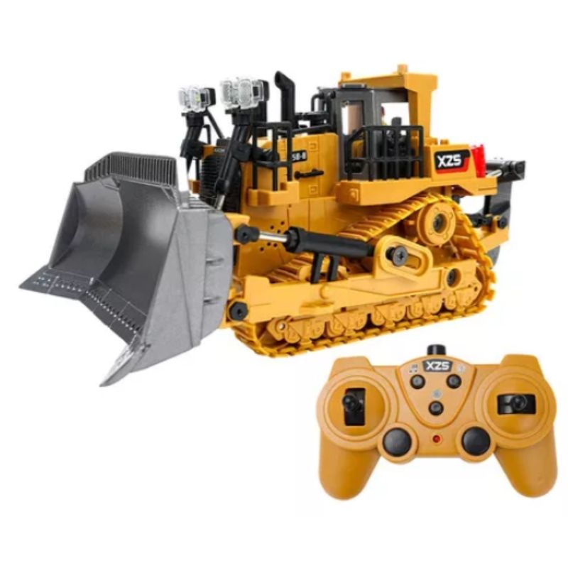 GENERICO - Bulldozer Track - Type Control Remoto Juguete Ingenieria