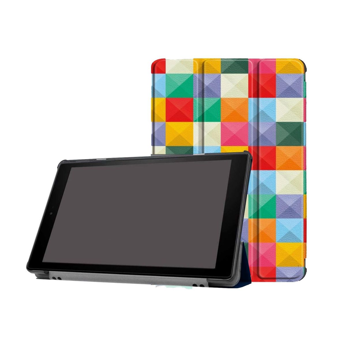 AMAZON - Funda Fire 7 - Diseño Rojo