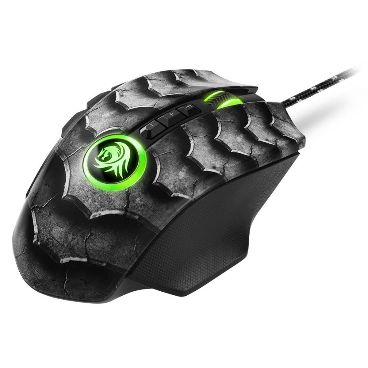 SHARKOON - Mouse Gamer Sharkoon Drakonia II Black, 150 DPI, 12 Botones