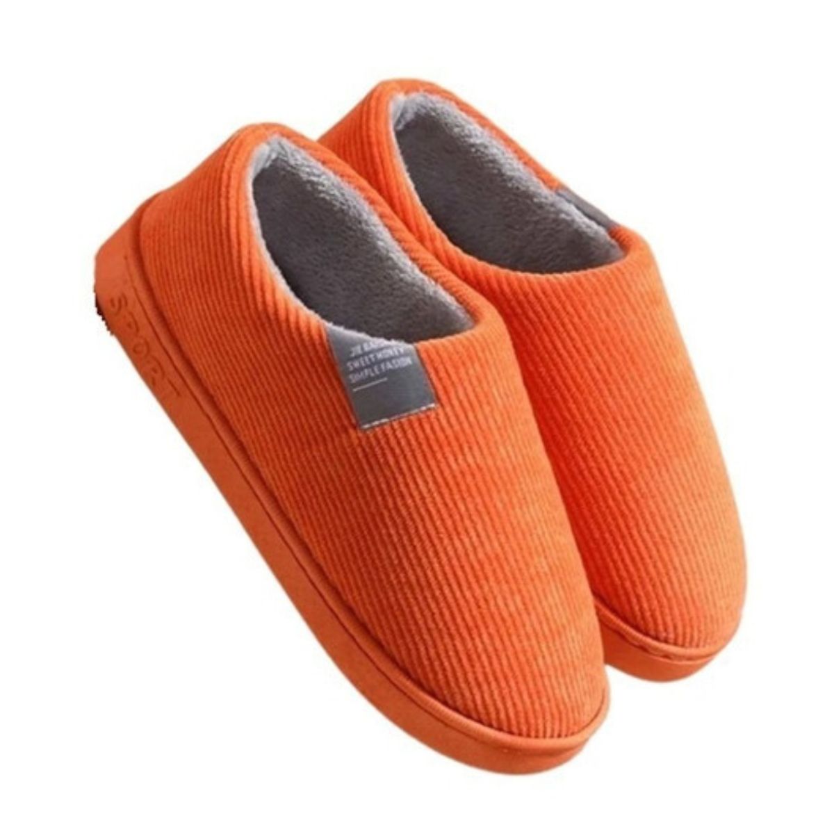 CRUSEC - Pantufla Hombre Y Mujer Colores - Naranja