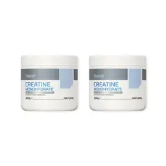 OSTROVIT - Pack 2 creatinas monohidratadas 300 gr sin sabor