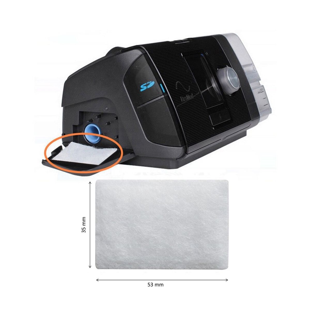 GENERICO - Filtros Para Cpap  ( 2 Pack )