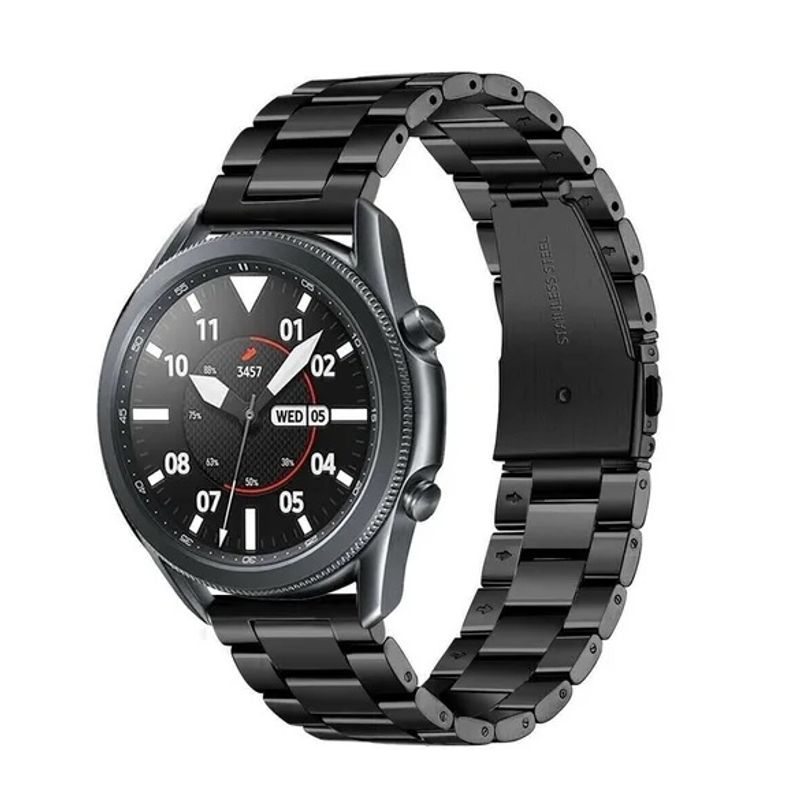 GENERICO - Correa Acero Para Galaxy Watch 3 45mm & Gear S3 más Ajustador