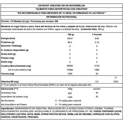 Imagen 2 del producto Pack 2 creatinas monohidratadas 300 gr sandia- sin sabor -