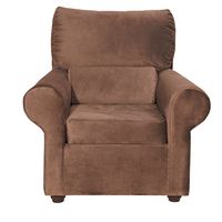 Sillon 1C Beron Felpa Chocolate 95x90x100 cm