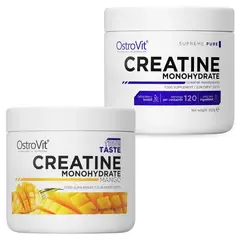 OSTROVIT - Pack 2 creatinas monohidratadas 300 gr mango- sin sabor -