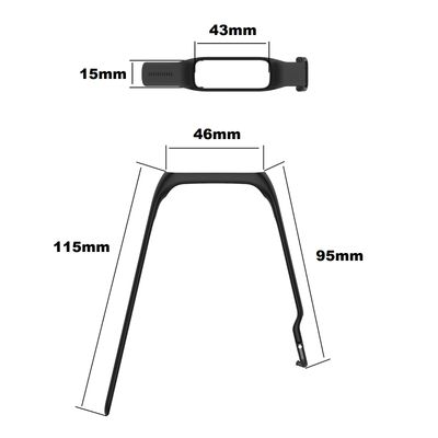 Imagen 2 del producto Correa Silicona Para Samsung Galaxy Fit 2 R220 / Azul Claro