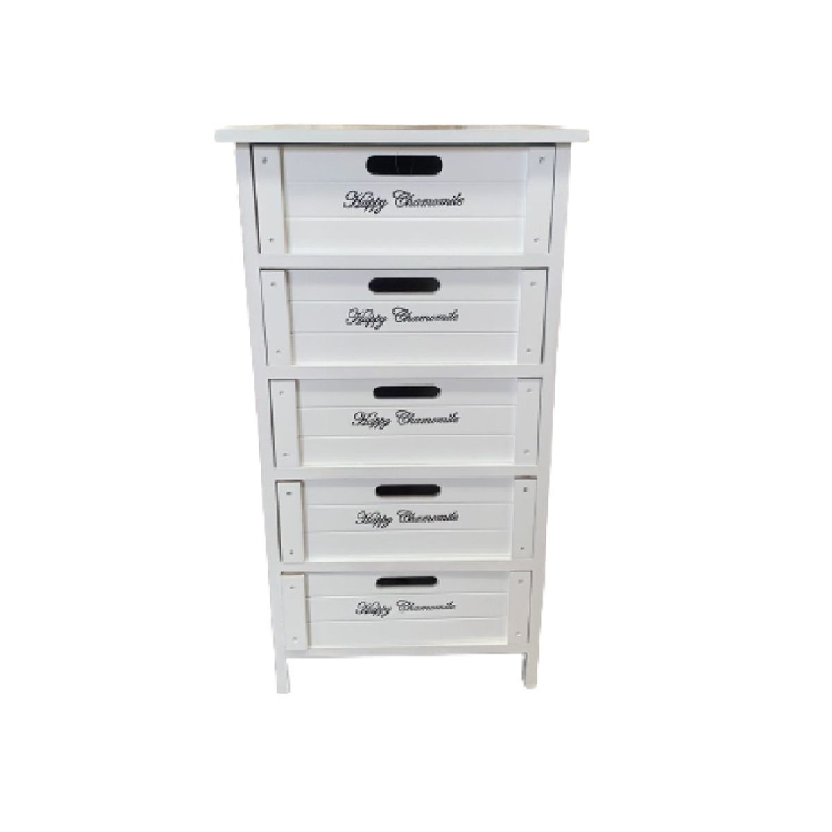 INTERACTIVE STORE - Velador Cabinet Blanco 5 Happy