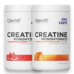 OSTROVIT - Pack creatina monohidratada 500 gr C/U sandia - naranja -