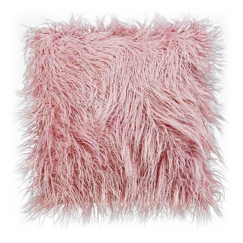 INTERACTIVE STORE - Cojín pelo rosa