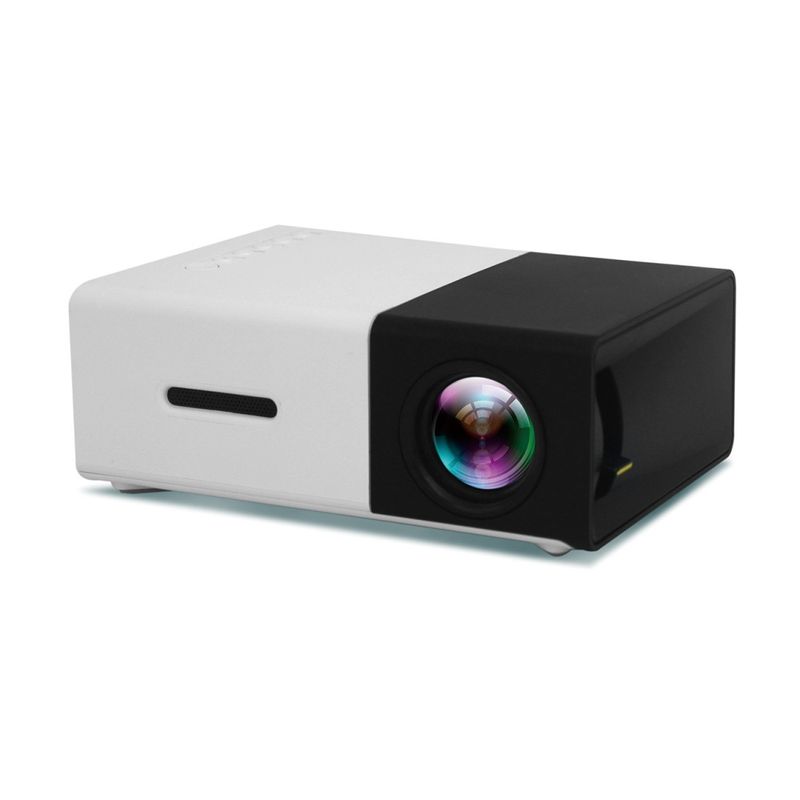 AORISSE - Mini proyector portátil Home Outdoor Movie RC con HDMI USB
