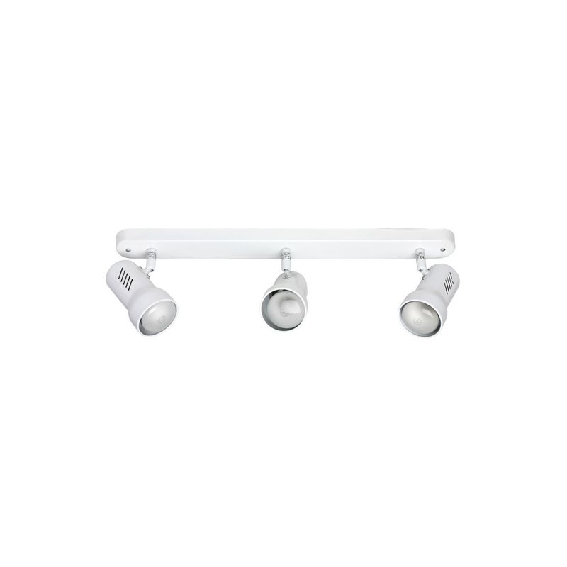 BP - Foco Sobrepuesto Riel 3 Luces Blanco BP