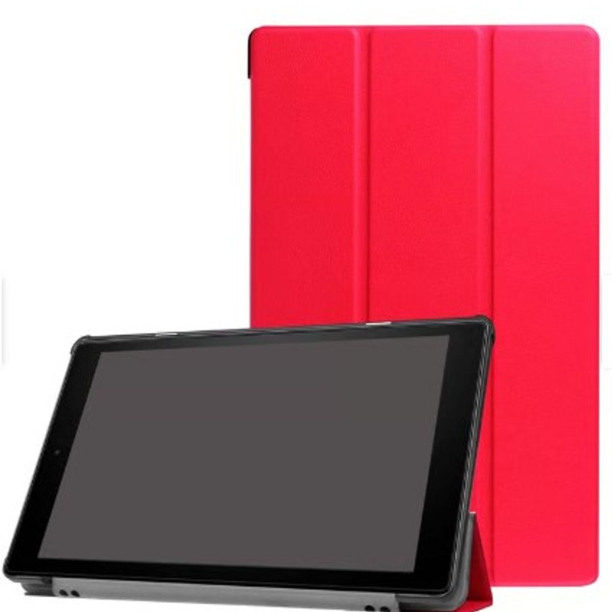 AMAZON - Funda Fibra Fire HD8 Color Rojo