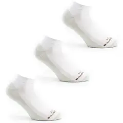 PERUGGI - Calcetín Cobre + Bamboo Tri-Pack Blanco