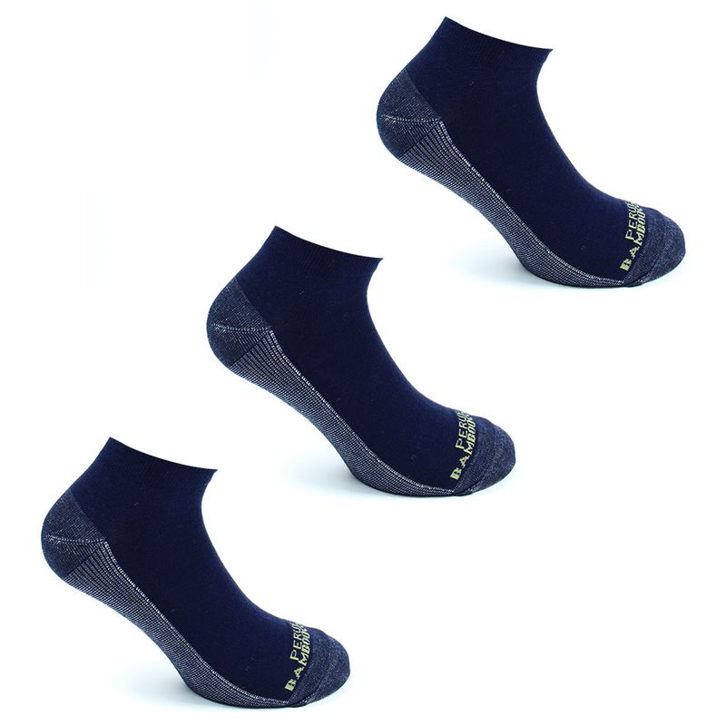 PERUGGI - Calcetín Cobre + Bamboo Tri-Pack Azul PERUGGI