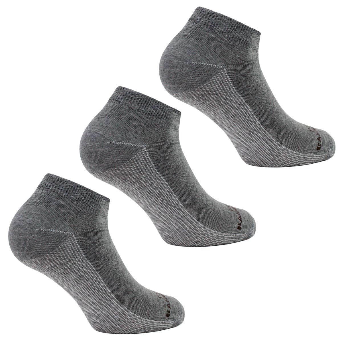 PERUGGI - Calcetín Cobre + Bamboo Tri-Pack Gris Melange Peruggi