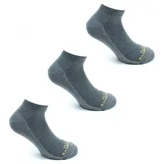 PERUGGI - Calcetín Cobre + Bamboo Tri-Pack Gris Melange