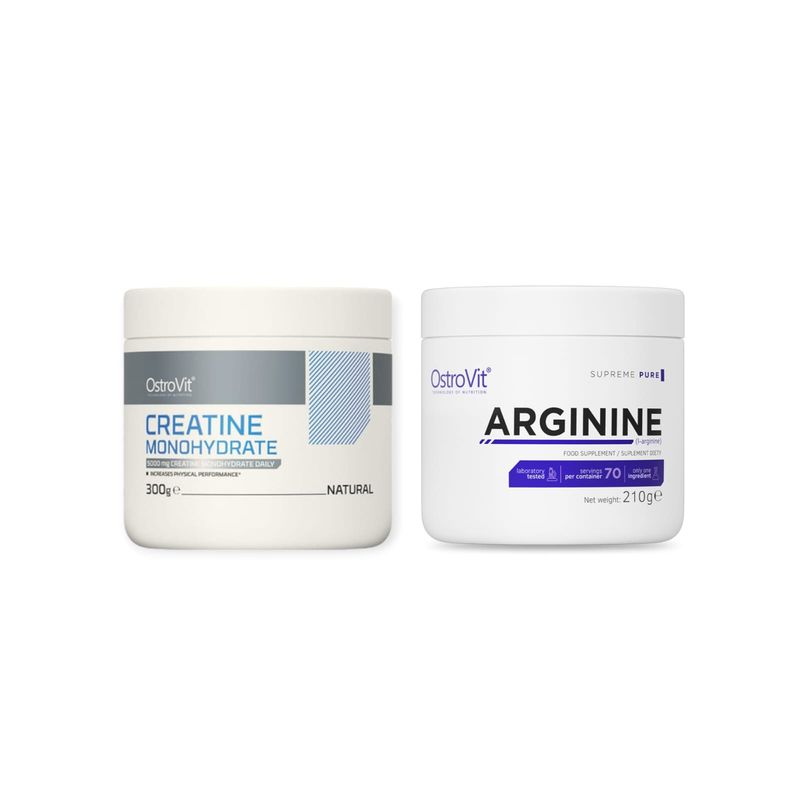 OSTROVIT - Pack creatina 300gr  + Arginina 210gr Ostrovit sin sabor