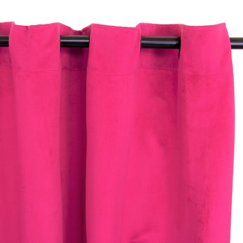MASEL - Cortina Felpa New Velvet Fucsia140 X 225 cm