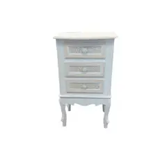 INTERACTIVE STORE - Velador vintage 3 cajones tallados