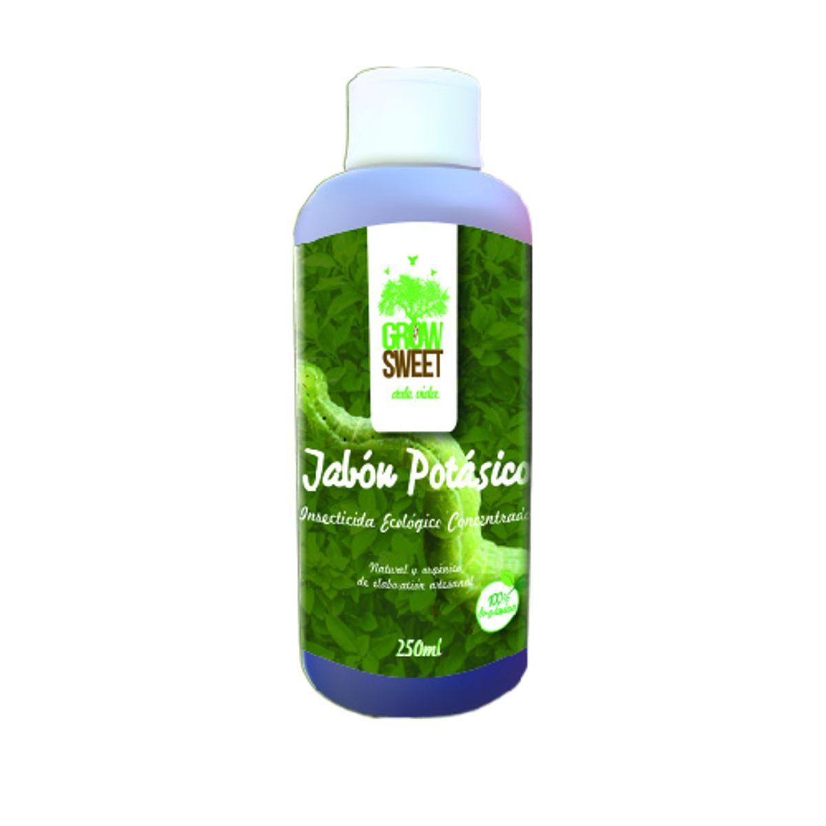 GROW SWEET - Jabón Potásico 250 Ml, Orgánico No Afecta A Las Plantas.