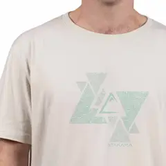 ATAKAMA OUTDOOR - Polera hombre manga corta triangulos.