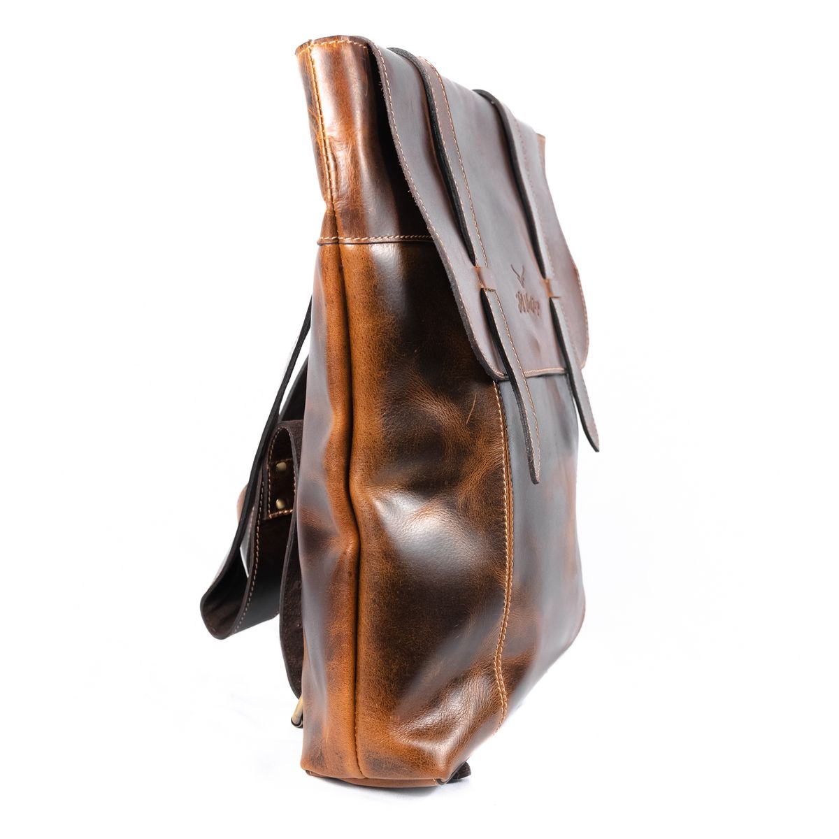 JM VINTAGE - Mochila Cuero Unisex Modelo Hortensia