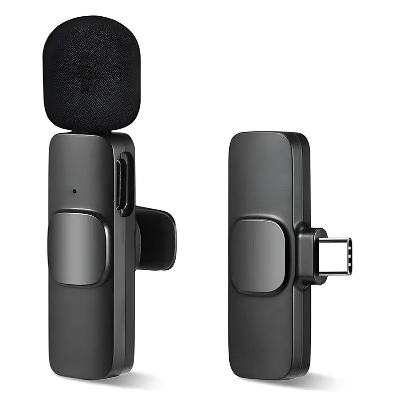 TECMASTER - Microfono Inalámbrico HIFI para Smartphone Android & Iphone
