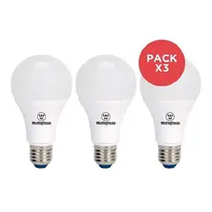 WESTINGHOUSE - Ampolleta Led Bola A55 5w E27 Pack X3