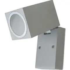BP - Aplique Cubox Aluminio Gris Ip44 Gu10