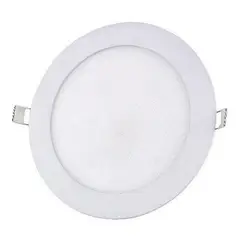 BP - Panel Led Empotrado Circular Luz Blanco Frío D22,5cm