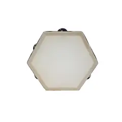 DBLUE - Pandero Hexagonal 8 Pulgadas.