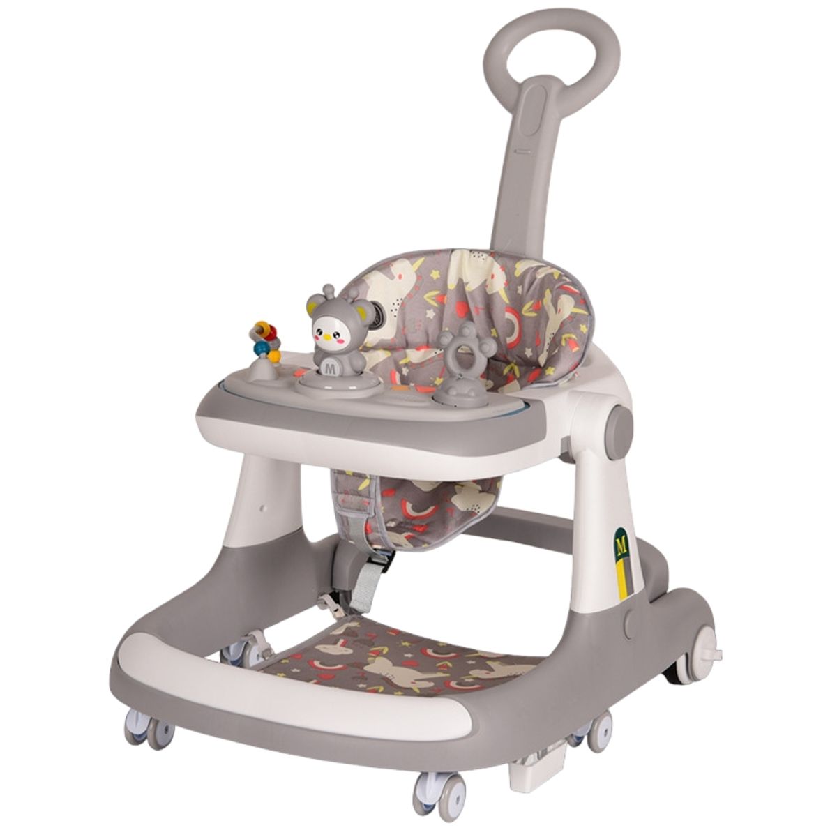 CRUSEC - Andadera de bebé multifuncional anticaida Unisex Gris