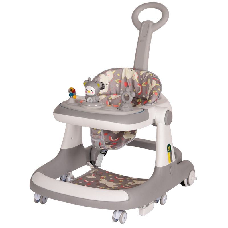 CRUSEC - Andadera de bebé multifuncional anticaida Unisex Gris