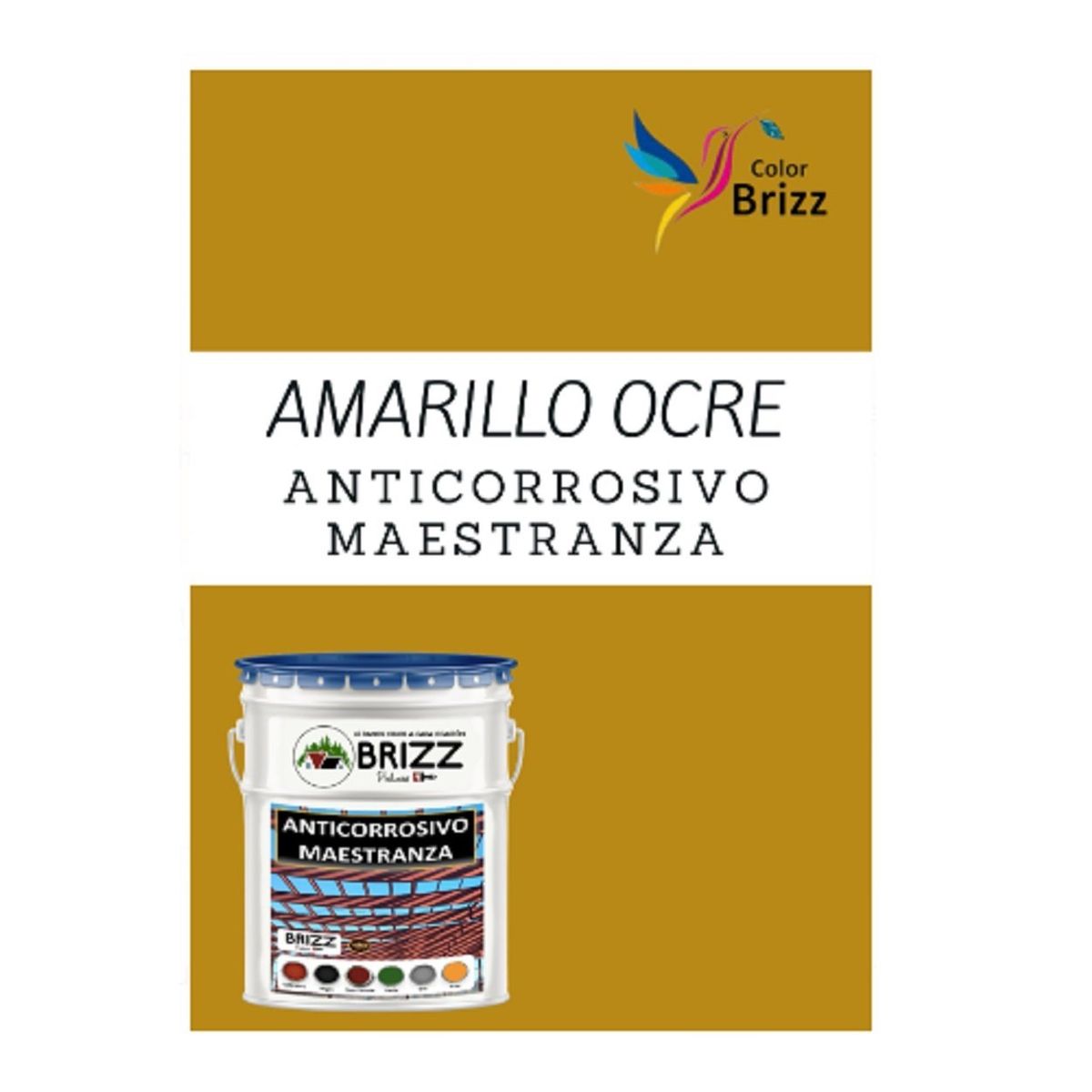 BAUM - Galon Anticorrosivo Maestranza Ocre  Baum Colorbrizz