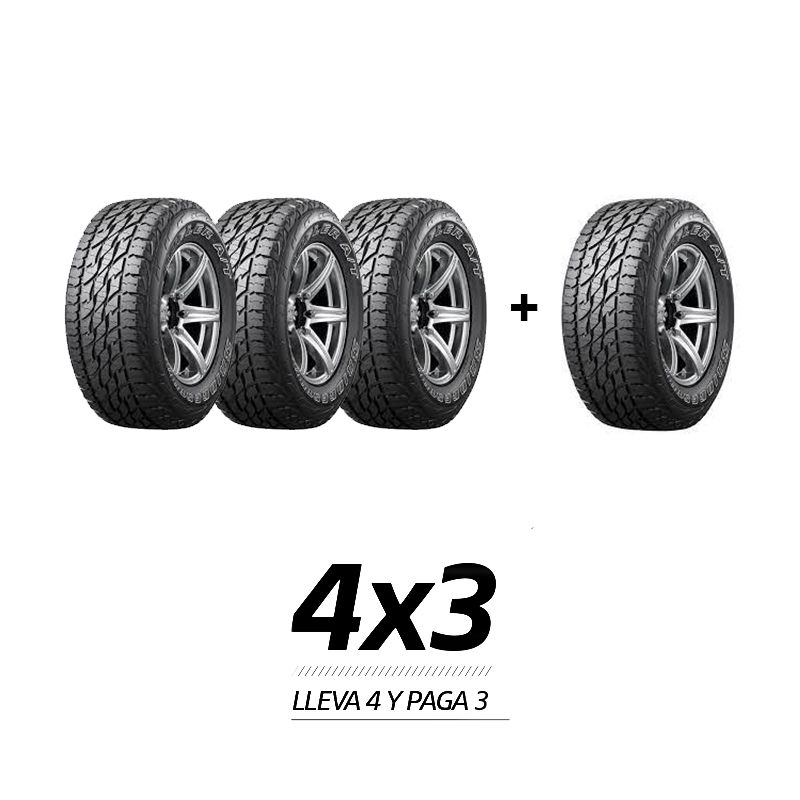 BRIDGESTONE - SET 4 BRIDGESTONE 245/70R17 DUELER A/T 697 114S