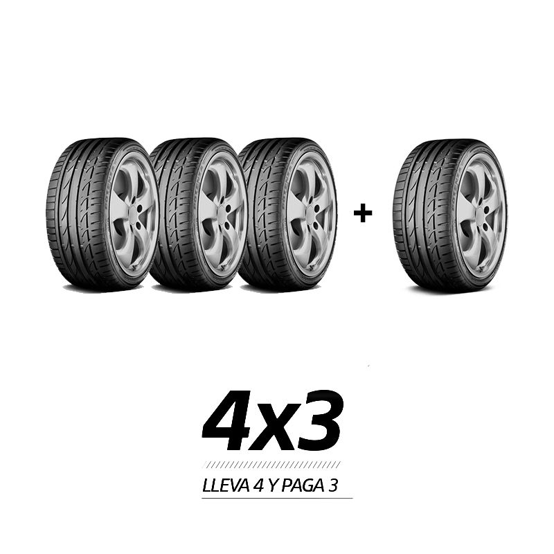 BRIDGESTONE - SET 4 225/50R17 BRIDGESTONE POTENZA S001 94W