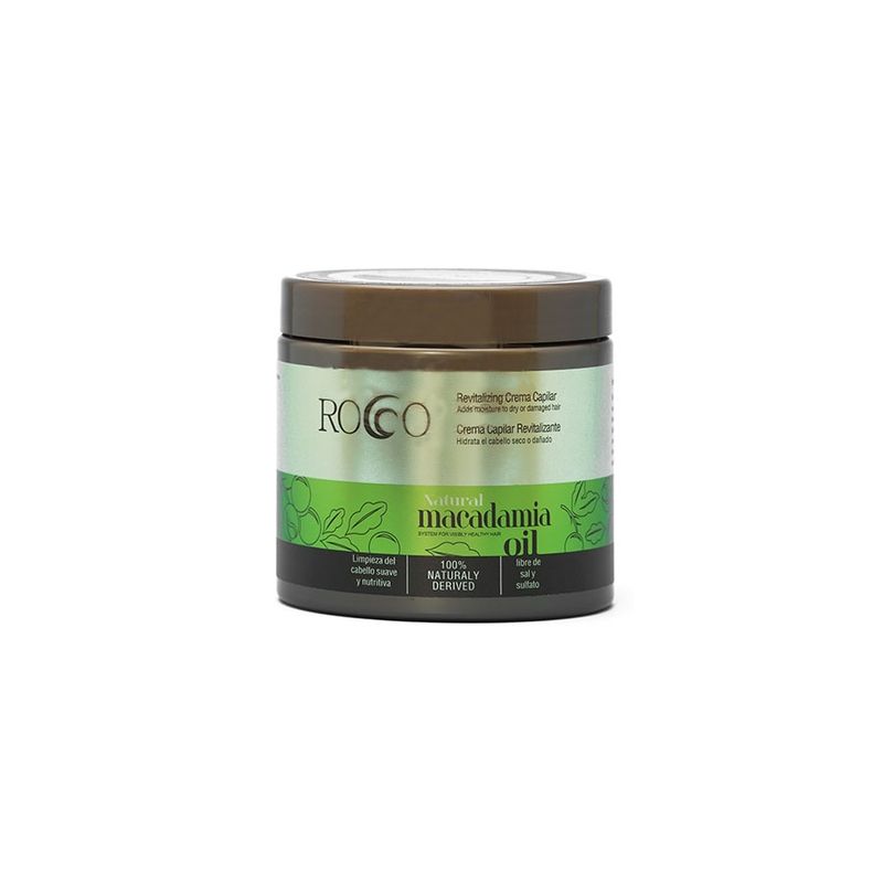 GENERICO - Crema Capilar Cabello Natural Macadamia Oil Rocco
