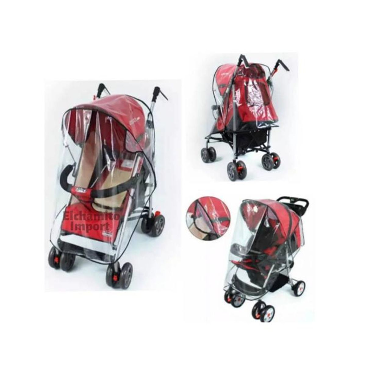 GENERICO - Cubre Coche Bebé Protector Lluviafriopolvo